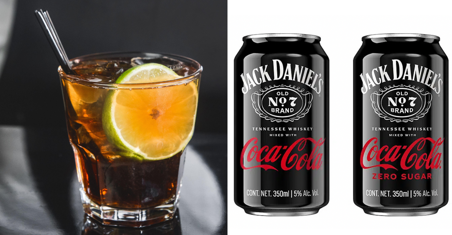 Jack Daniels and Coca Cola collab to create cocktail in a can