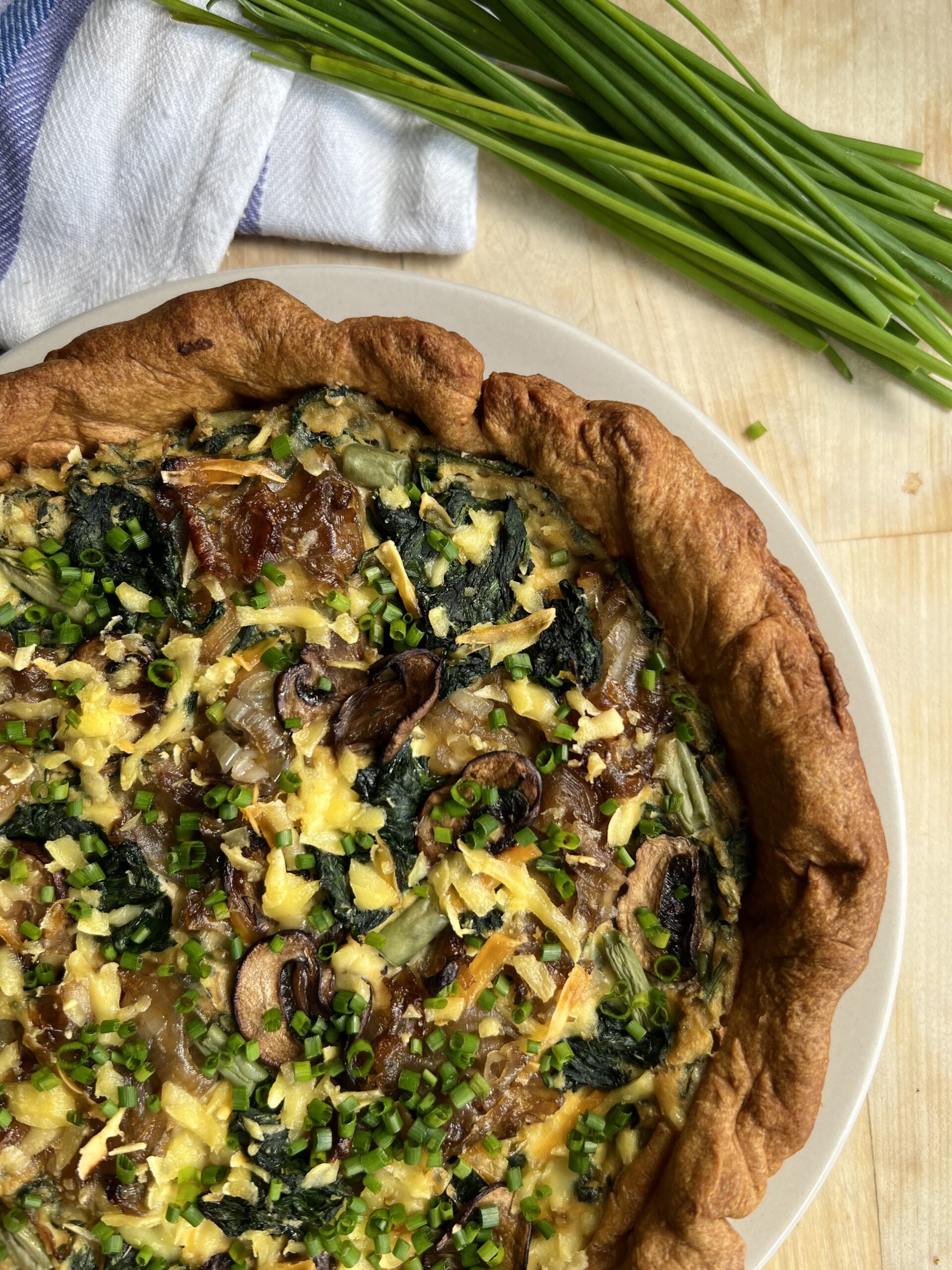 Vegan Coronation Quiche