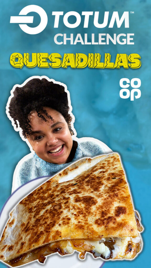 Spicy Mushroom, Caramelised Onion and Cheddar Cheese Quesadilla