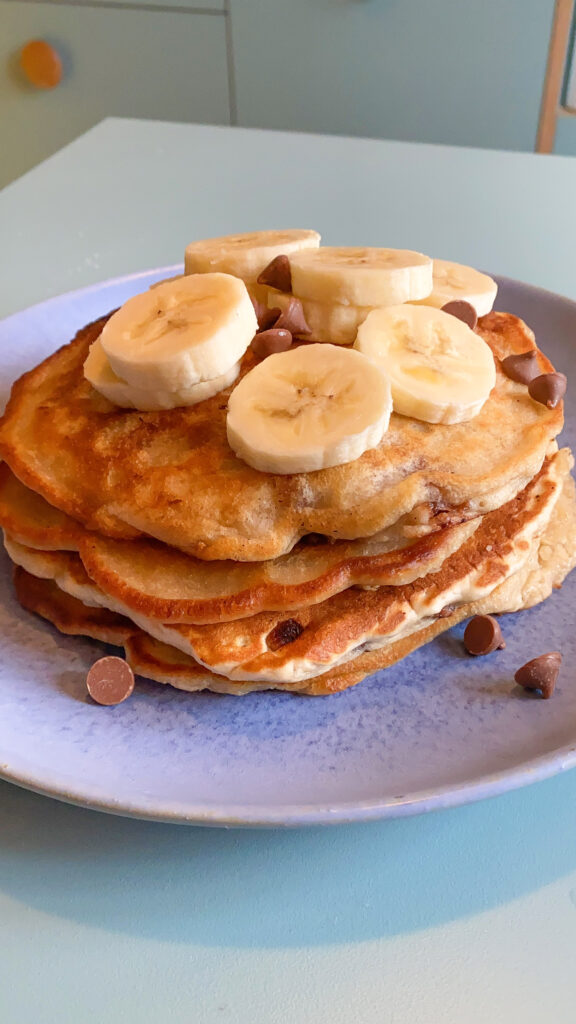 Buttermilk Banana Pancake Recipe with Chocolate Chips | Twisted