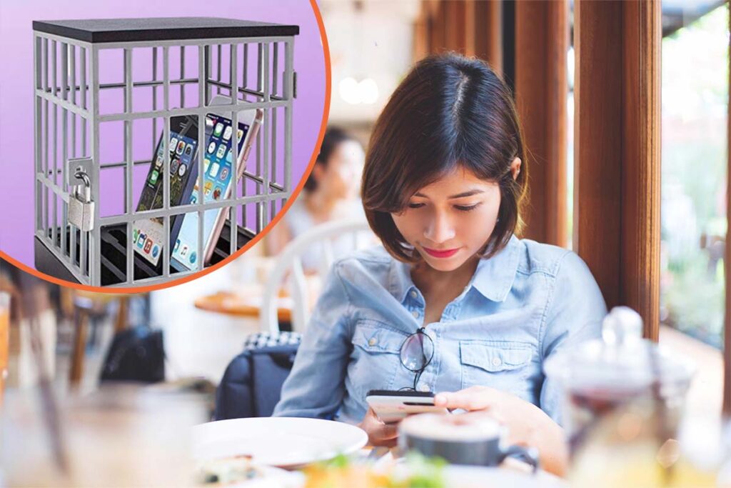 This restaurant is offering customers a discount if they lock their phones in &#8216;jail&#8217;