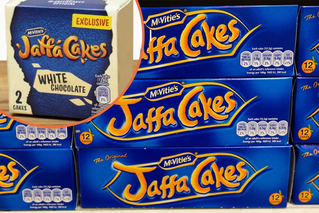 McVitie’s launches white chocolate Jaffa Cakes