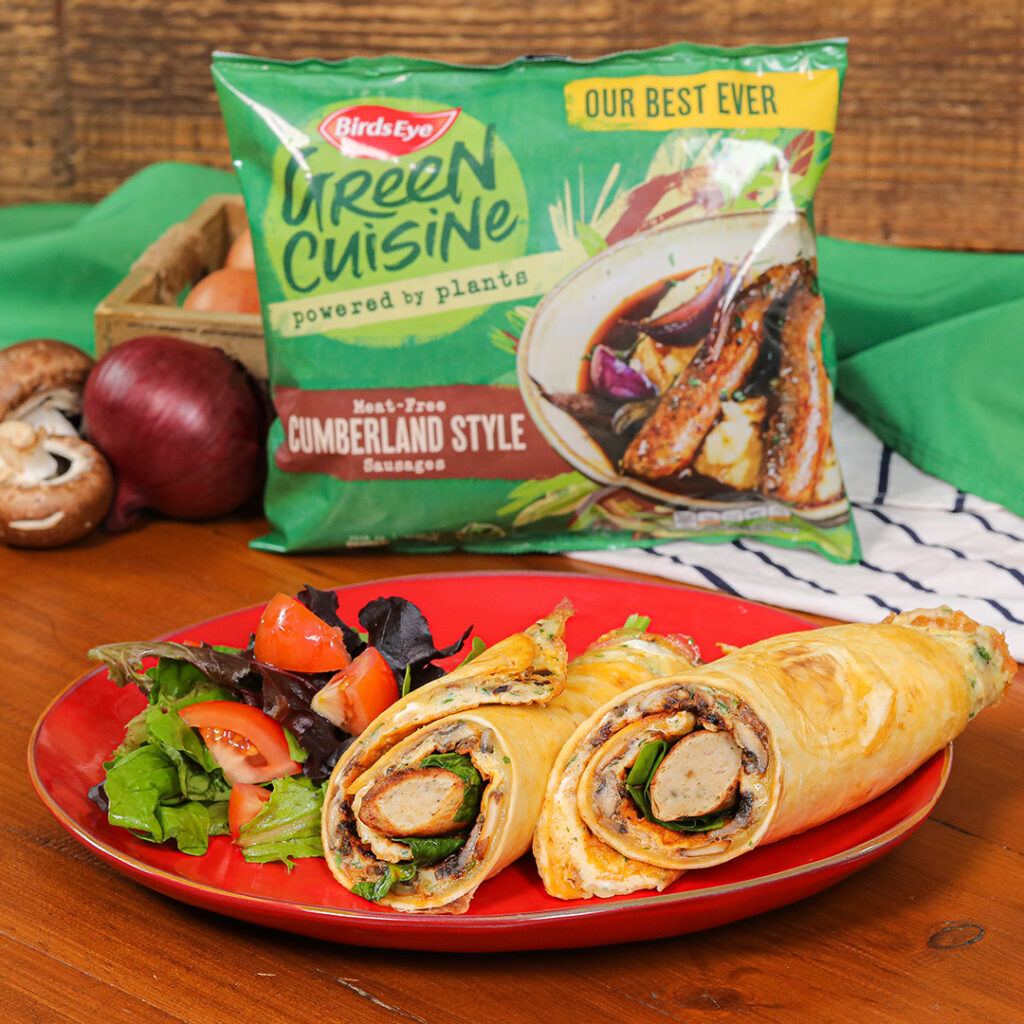 Birds Eye Meat Free Sausage Breakfast Tortilla Wrap | Twisted