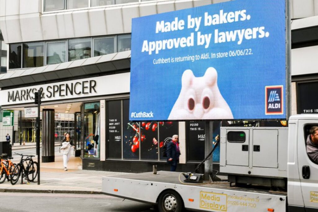 Aldi announces the return of Cuthbert the Caterpillar and completely trolls M&S in the process