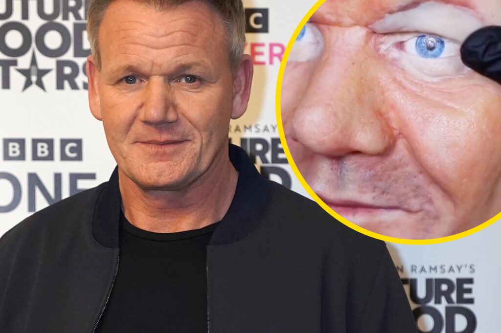 Someone made Gordon Ramsay out of cake and it’s terrifyingly realistic