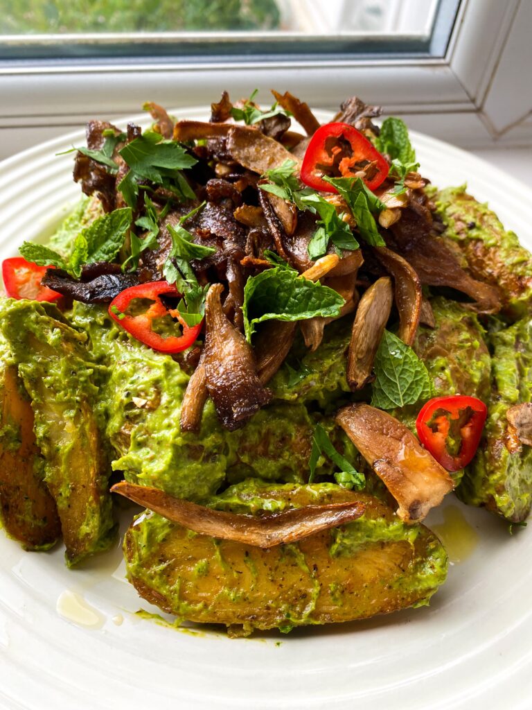 Vegan Potato Salad Recipe with Chimichurri & Avocado | Twisted