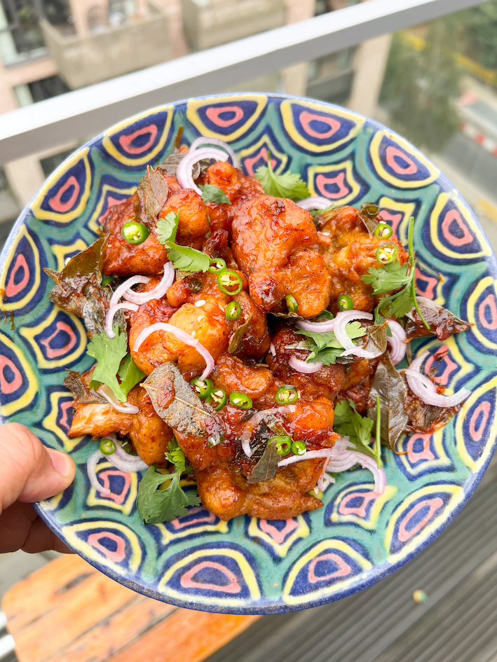 Gobi 65, Vegan Fried Cauliflower Wings | Twisted Green