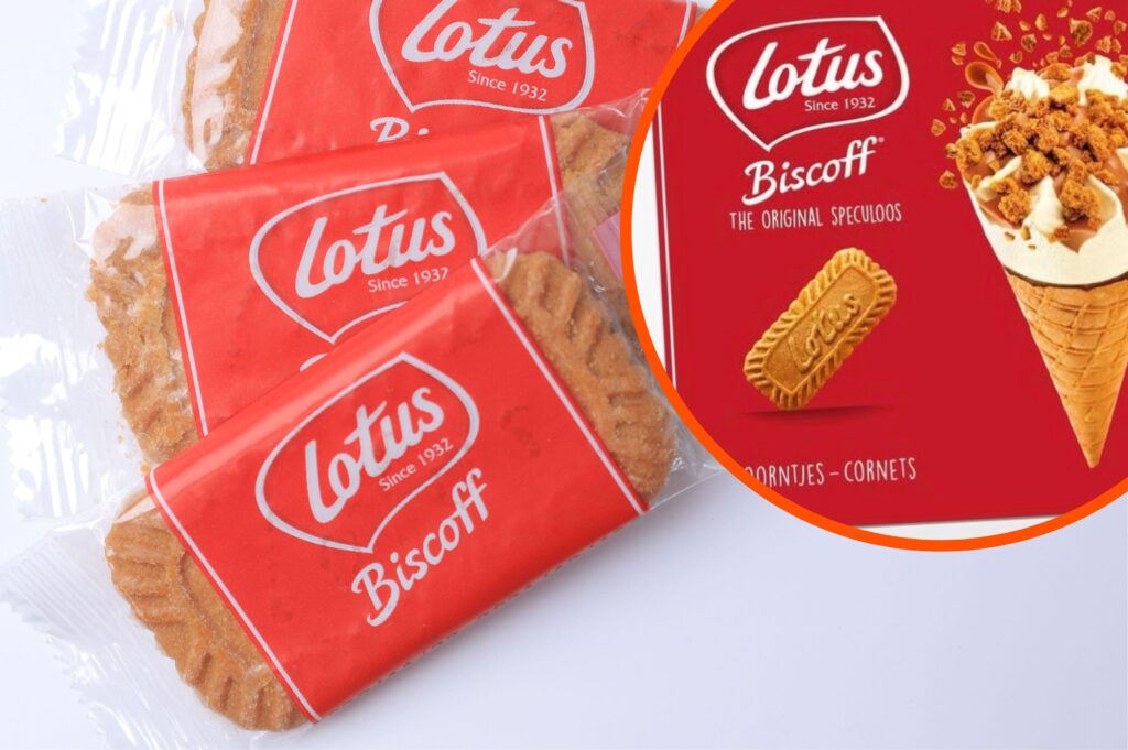 New Lotus Biscoff ice cream cones are dropping soon in Iceland