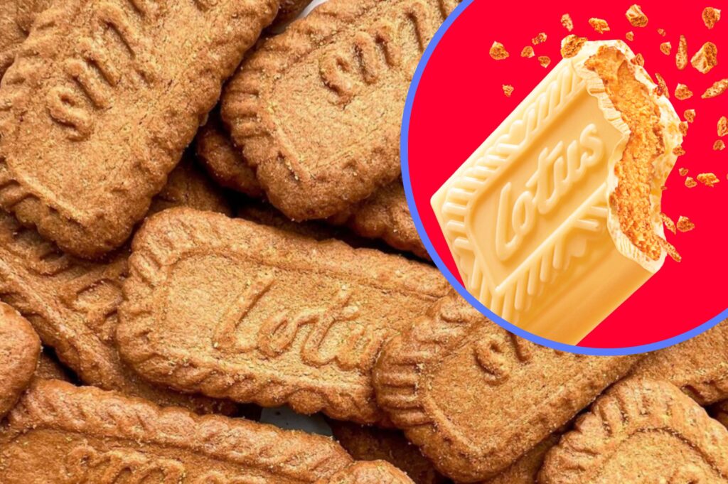 Lotus Biscoff launches new white chocolate cream bar
