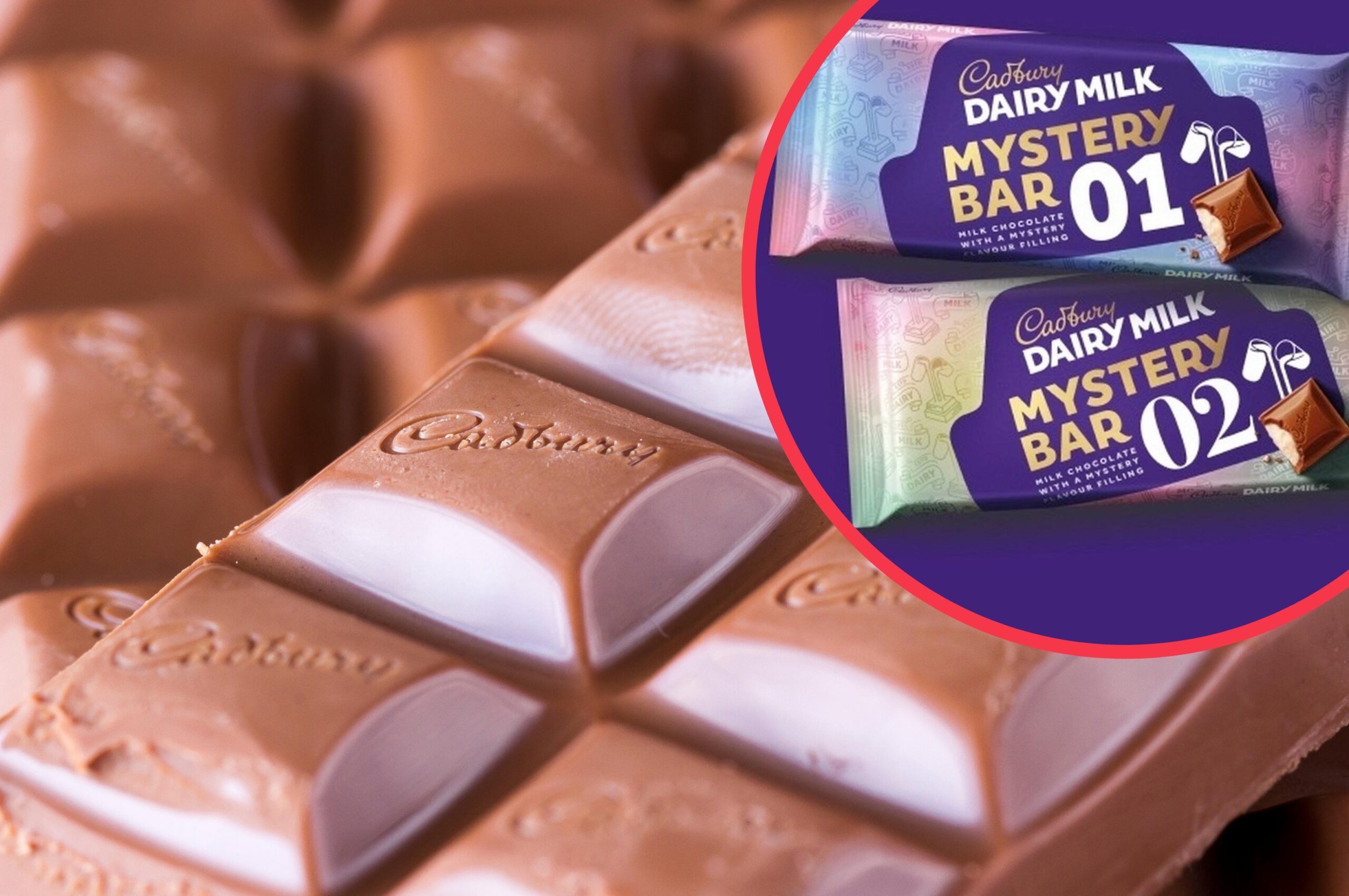 Cadbury Mystery Bar Flavours of bar 1 and 2 revealed