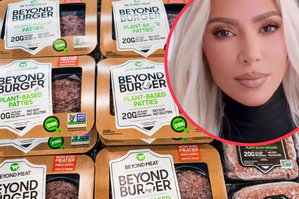 Kim Kardashian is being roasted again for a Beyond Meat ad