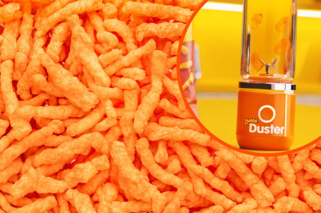 Cheetos launches a duster so you can grind them over your dinner