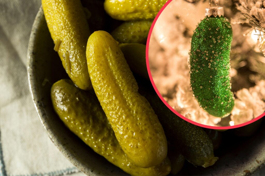 People are putting pickle ornaments on their tree and the reason might surprise you