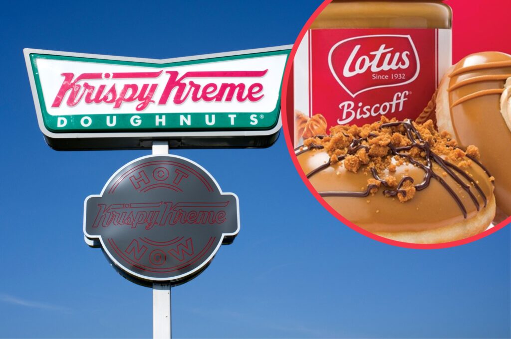 Krispy Kreme debuts Lotus Biscoff doughnut collection