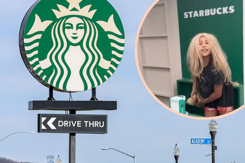 People are losing it over the fact that Kim Kardashian has a mini Starbucks in her garden