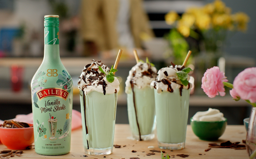 Baileys vanilla mint shake liqueur Where to buy