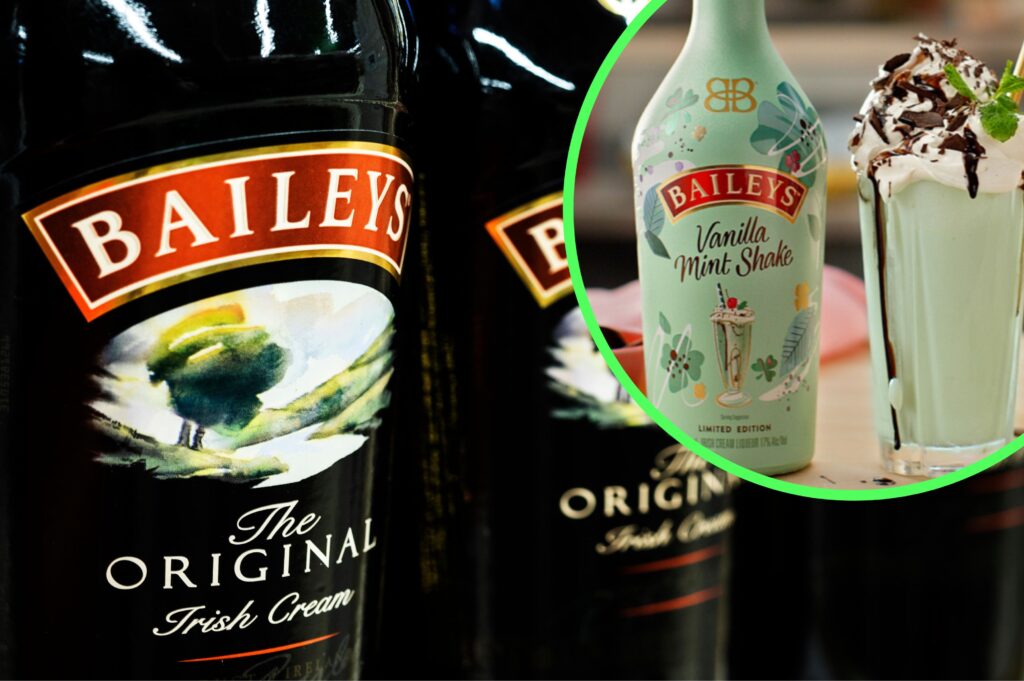 Baileys just released a vanilla mint shake