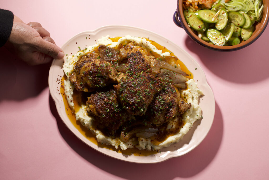 Kimchi Butter Chicken Thighs | Twisted