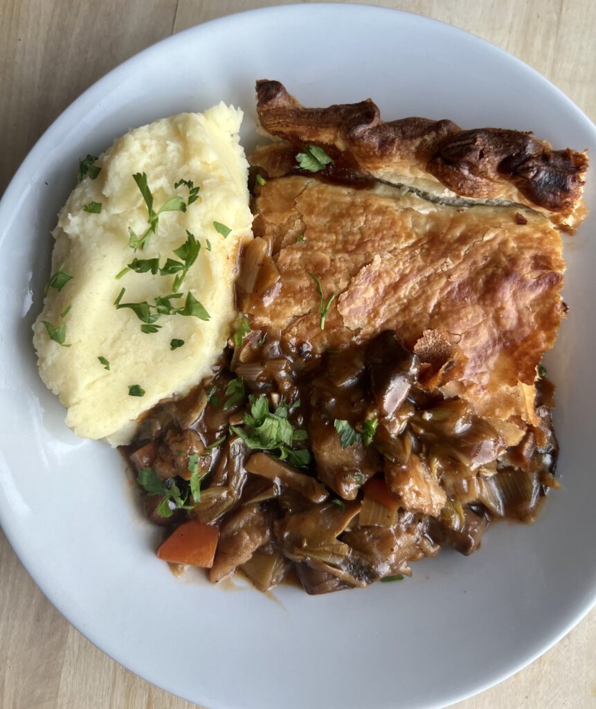 Mushroom and Ale Pie