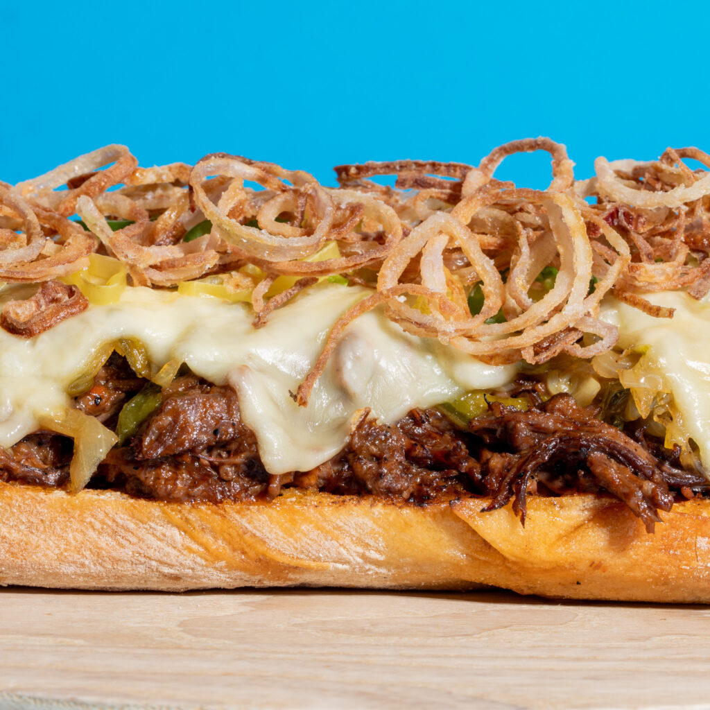 Open Faced Short Rib Cheesesteak | Twisted
