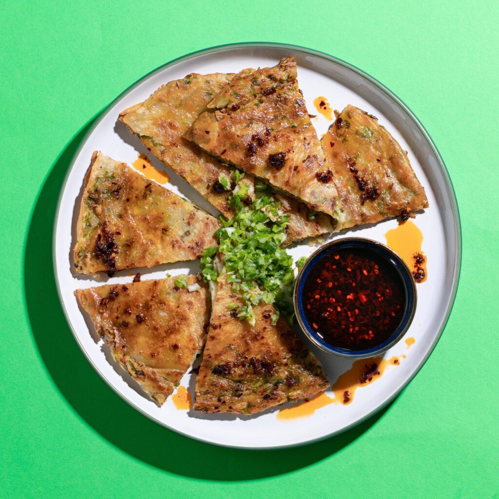 Spring Onion Pancake Quesadilla | Twisted
