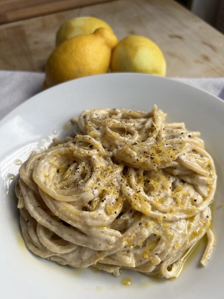 Creamy Vegan Lemon Pasta