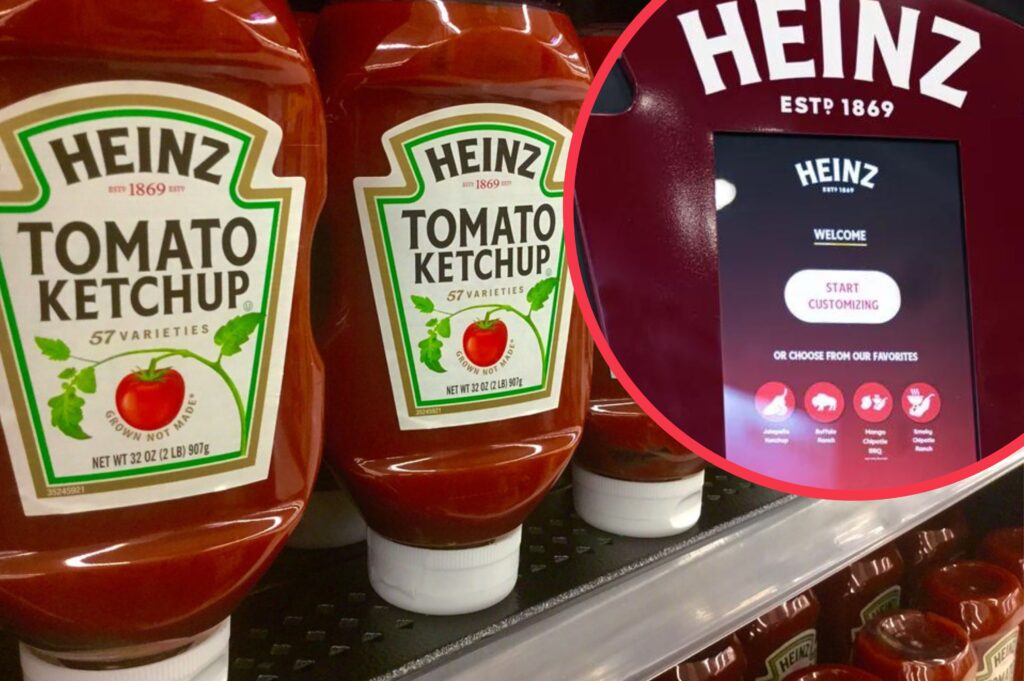 Heinz launching new machine where you can mix 200 different condiments