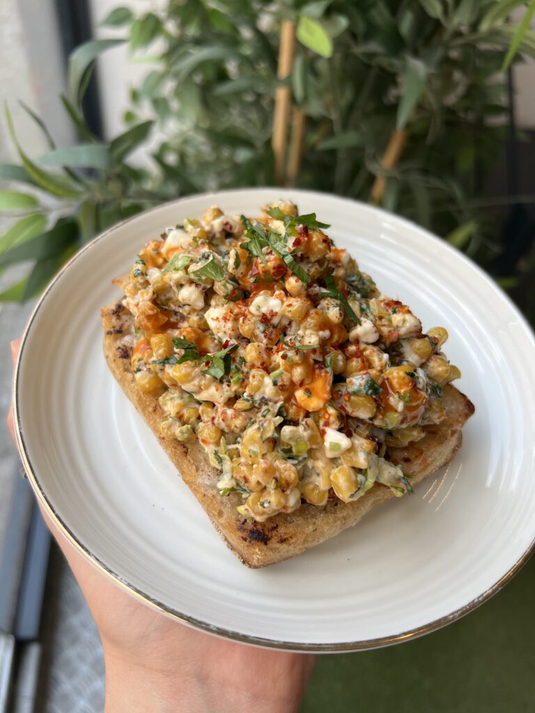 Charred Corn Toast