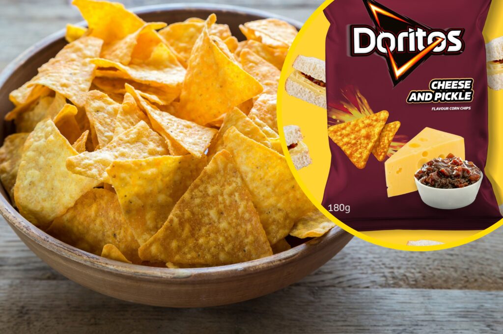 Doritos tease cheese and pickle flavour that leaves snackers divided