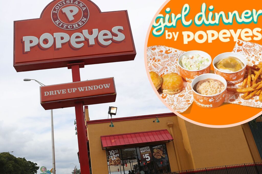 Popeyes brings out &#8216;Girl Dinner&#8217; made up of sides