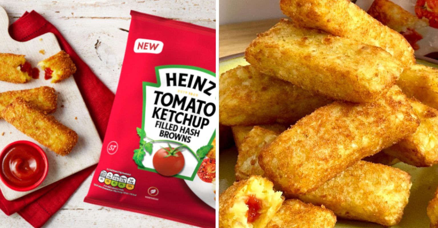 Heinz is selling ketchup filled hash browns in Iceland