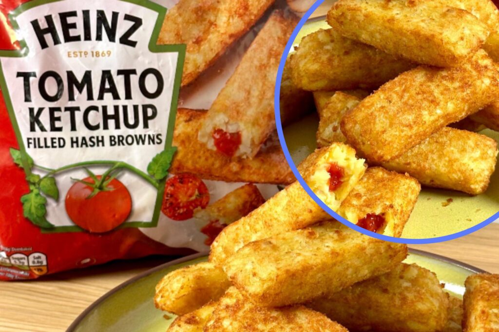 Heinz is selling ketchup filled hash browns in new breakfast mashup