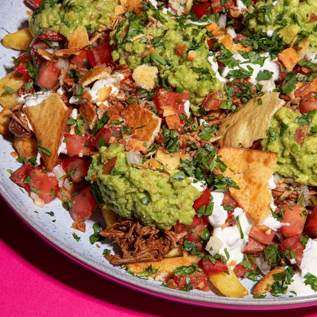 Pulled Pork Taco Loaded Fries