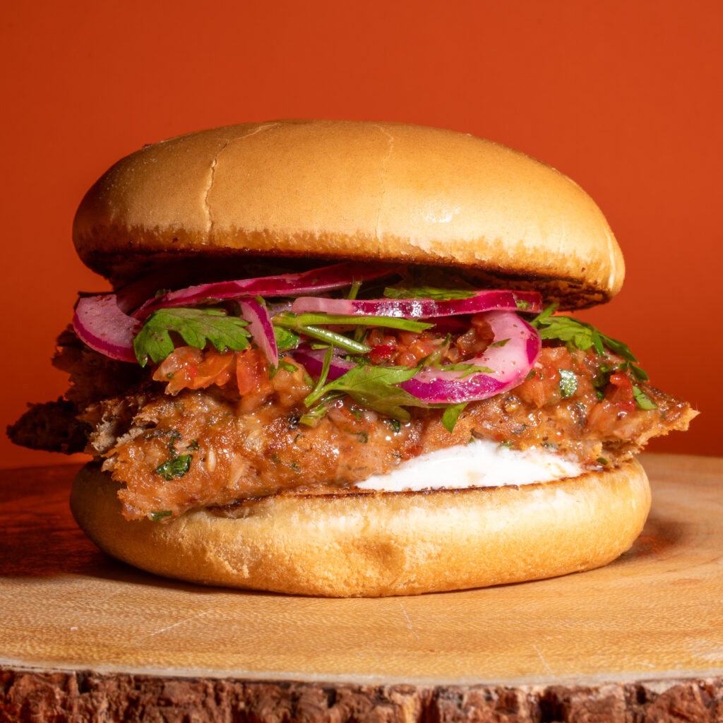 Turkish Beyti Beef Burger