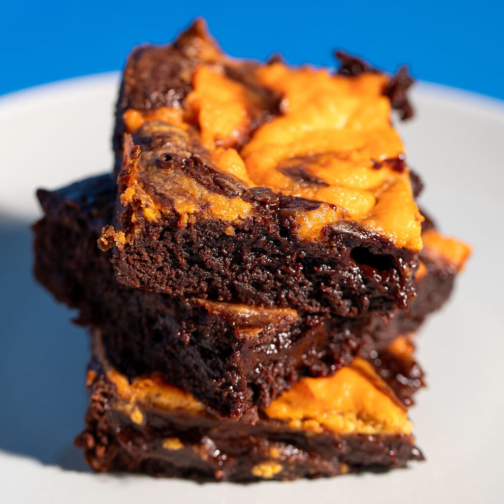 Pumpkin Fudge Brownie